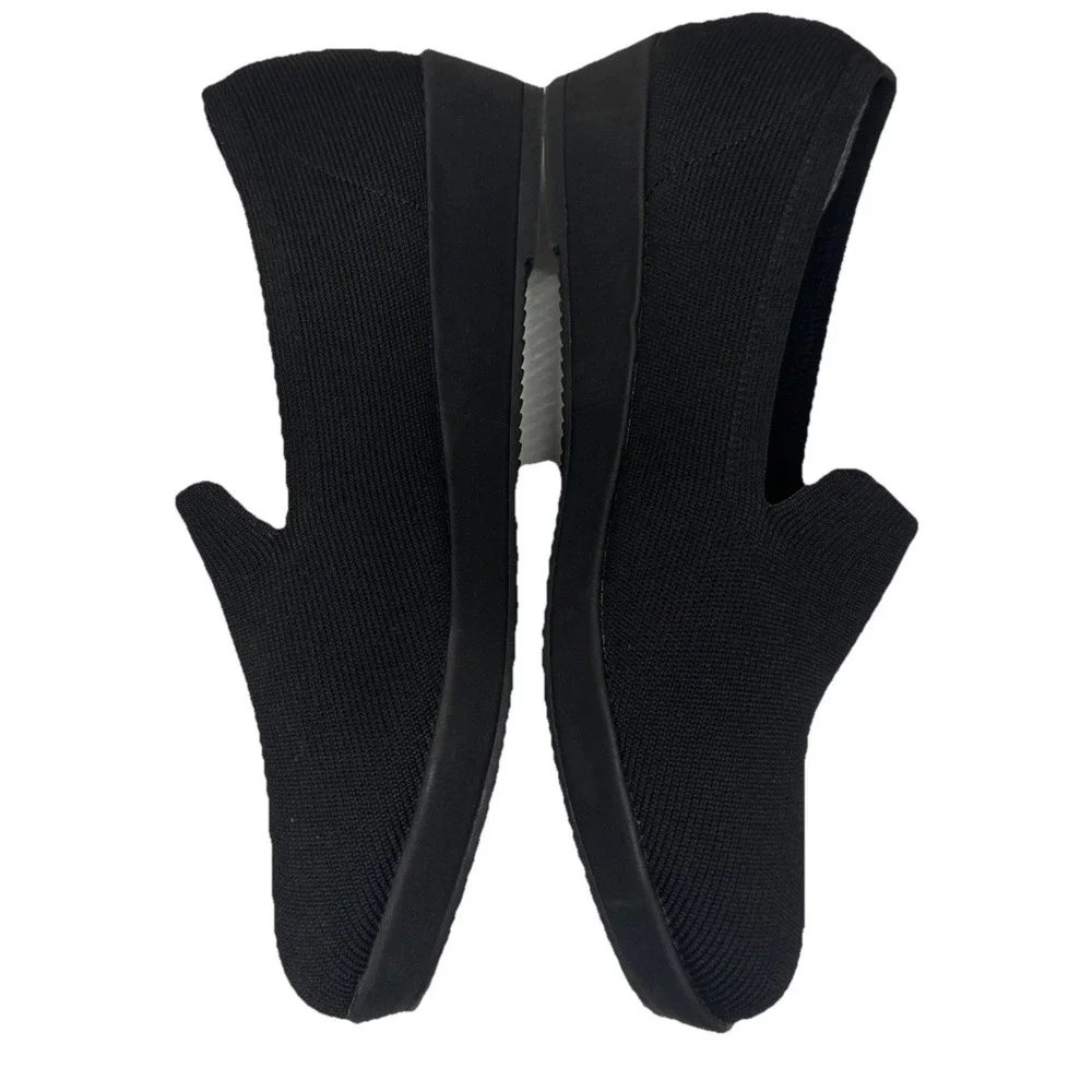 Me Too Averie Black Knit Slip-on Loafer Woman's‎ Size 7
